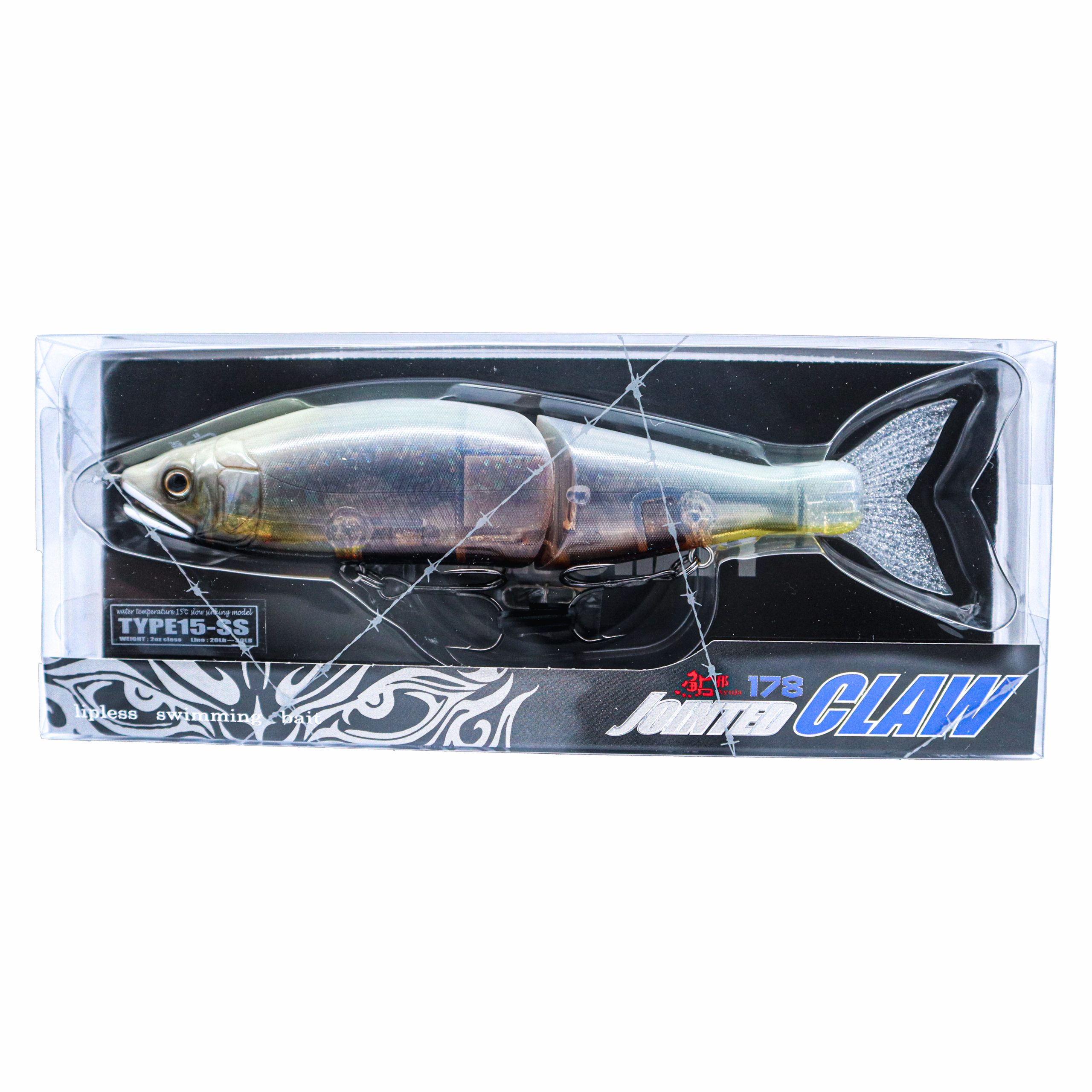 Leurre Gan Craft Jointed Claw 178 15-SS - Slow Sinking - Neuf 0926